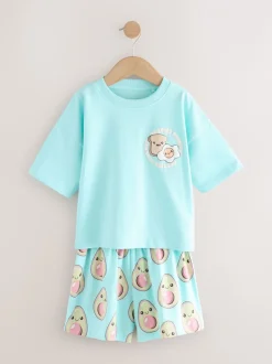 Nachtkleding En Pyjama's|Pyjama's|Next Roze/blauw - Set van 3 pyjama's (3-16 jr)