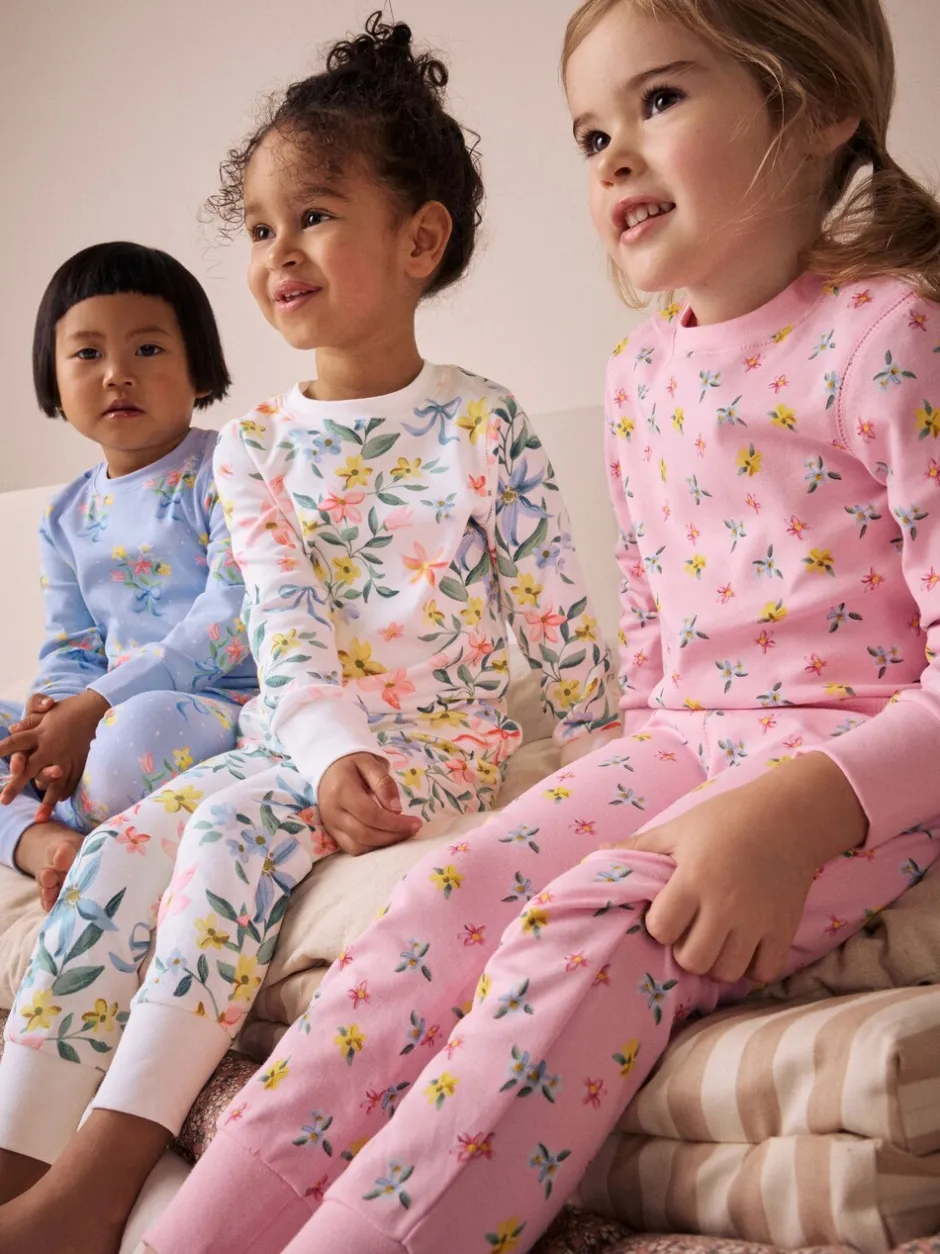 Nachtkleding En Pyjama's|Pyjama's*Next - Verpakking van 3 knusse pyjama's (9 mnd-16 jr) Roze/blauw