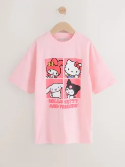 Nachtponnen|Next Roze/blauw - Verpakking van 2 Hello Kitty nachthemden (2-16jr)