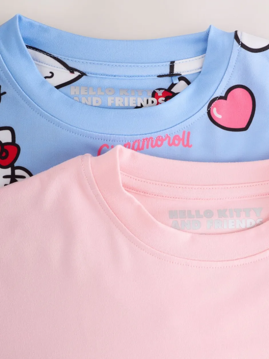 Nachtponnen|Next Roze/blauw - Verpakking van 2 Hello Kitty nachthemden (2-16jr)
