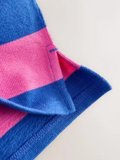 Tops|T-Shirts*Next - Getextureerde top met lange mouwen (3-16jr) Roze/blauw gestreept