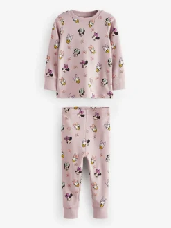 Nachtkleding En Pyjama's|Pyjama's|Next Roze/blauw/wit - Minnie Mouse knusse pyjama's verpakking van 3 (9mnd -12jr)