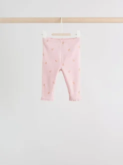 Broeken En Leggings*Next Roze/bruin/hart - Verpakking van 4 babyleggings (0 mnd -2 jr)