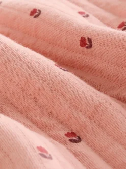 Babypakjes En Babypyjama's|Next Roze/crème - Quilted Baby Sleepsuits 2 Pack