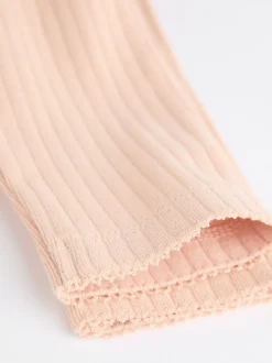Rompertjes En Hemdjes*Next - Verpakking van 4 babyrompers met lange mouwen en ruches (0mnd-2jr) Roze/crème