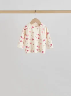 Tops|Tops|Next Roze/crème bloem - Baby set van top met Lange mouwen en Leggings 8 Pieces (0mnd -2jr)