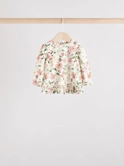 Tops|Sets En Combisets|Next Roze/crème/konijnfiguur - 6 -delige set van top met lange mouwen en leggings (0mnd -3jr)
