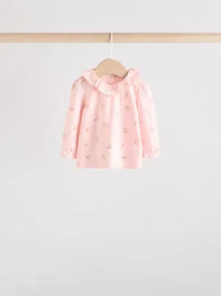 Tops|Sets En Combisets|Next Roze/crème/konijnfiguur - 6 -delige set van top met lange mouwen en leggings (0mnd -3jr)