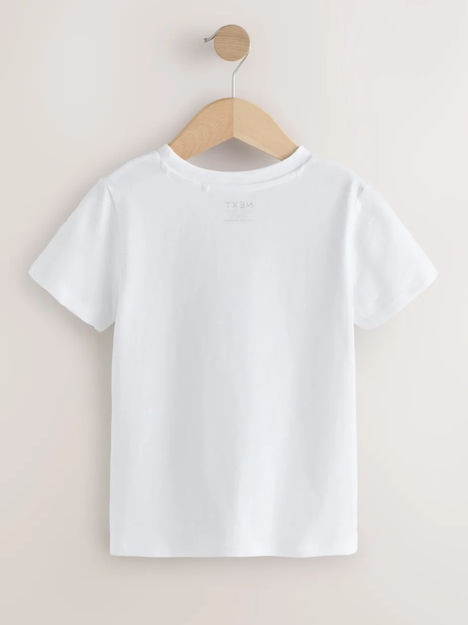 Tops|T-Shirts*Next - T-shirts 4 Pack (3-16jr) Roze/gestreept/met dierenprint