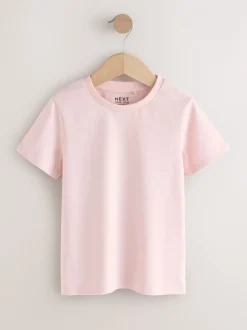 Tops|T-Shirts*Next - T-shirts 4 Pack (3-16jr) Roze/gestreept/met dierenprint