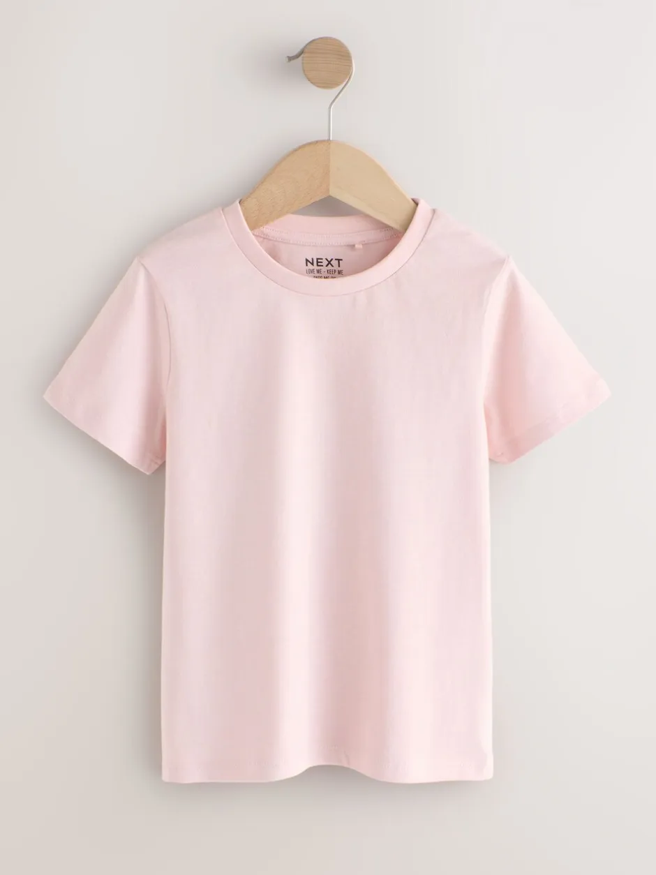 Tops|T-Shirts*Next - T-shirts 4 Pack (3-16jr) Roze/gestreept/met dierenprint
