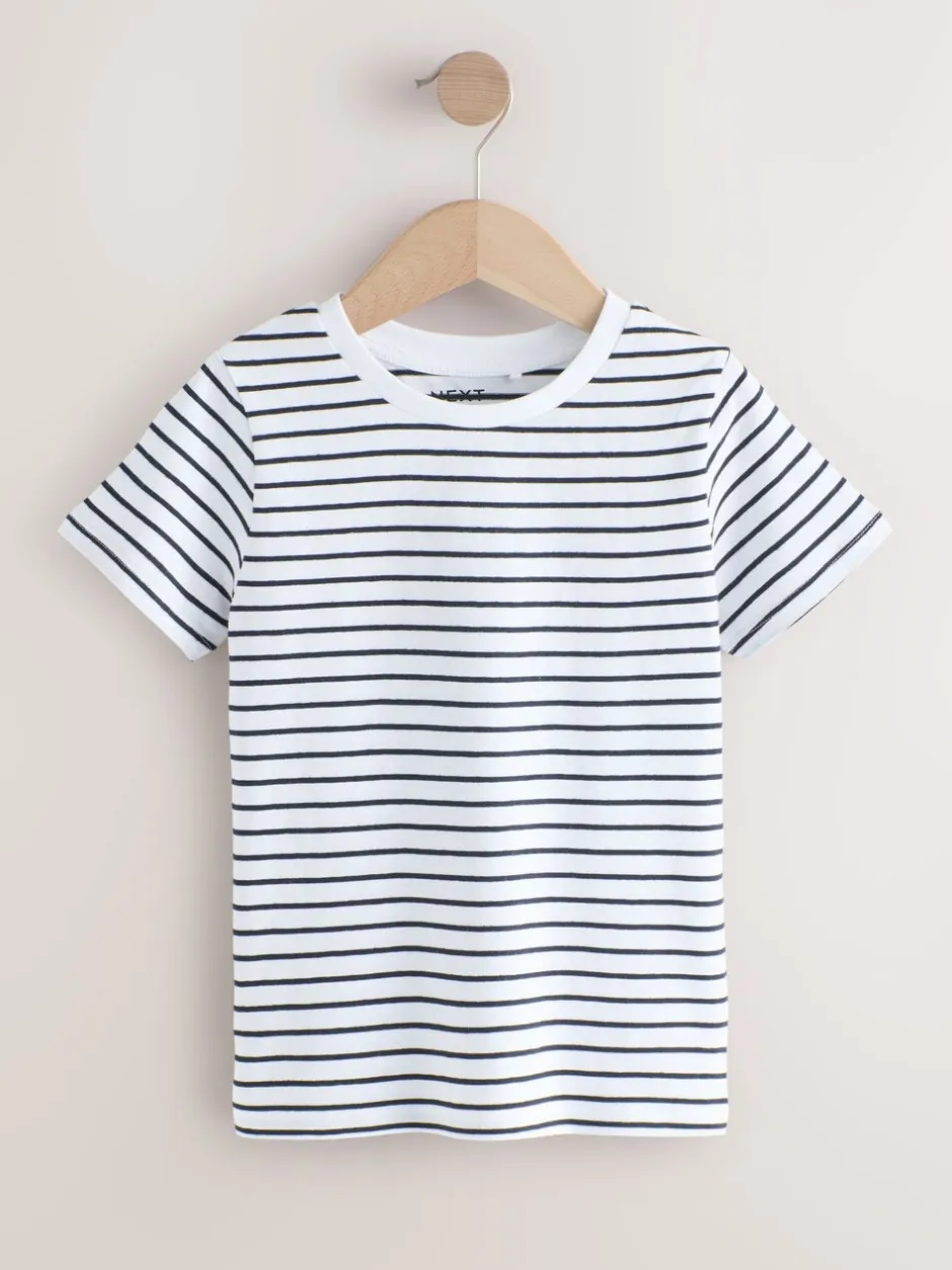 Tops|T-Shirts*Next - T-shirts 4 Pack (3-16jr) Roze/gestreept/met dierenprint