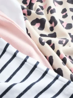 Tops|T-Shirts*Next - T-shirts 4 Pack (3-16jr) Roze/gestreept/met dierenprint