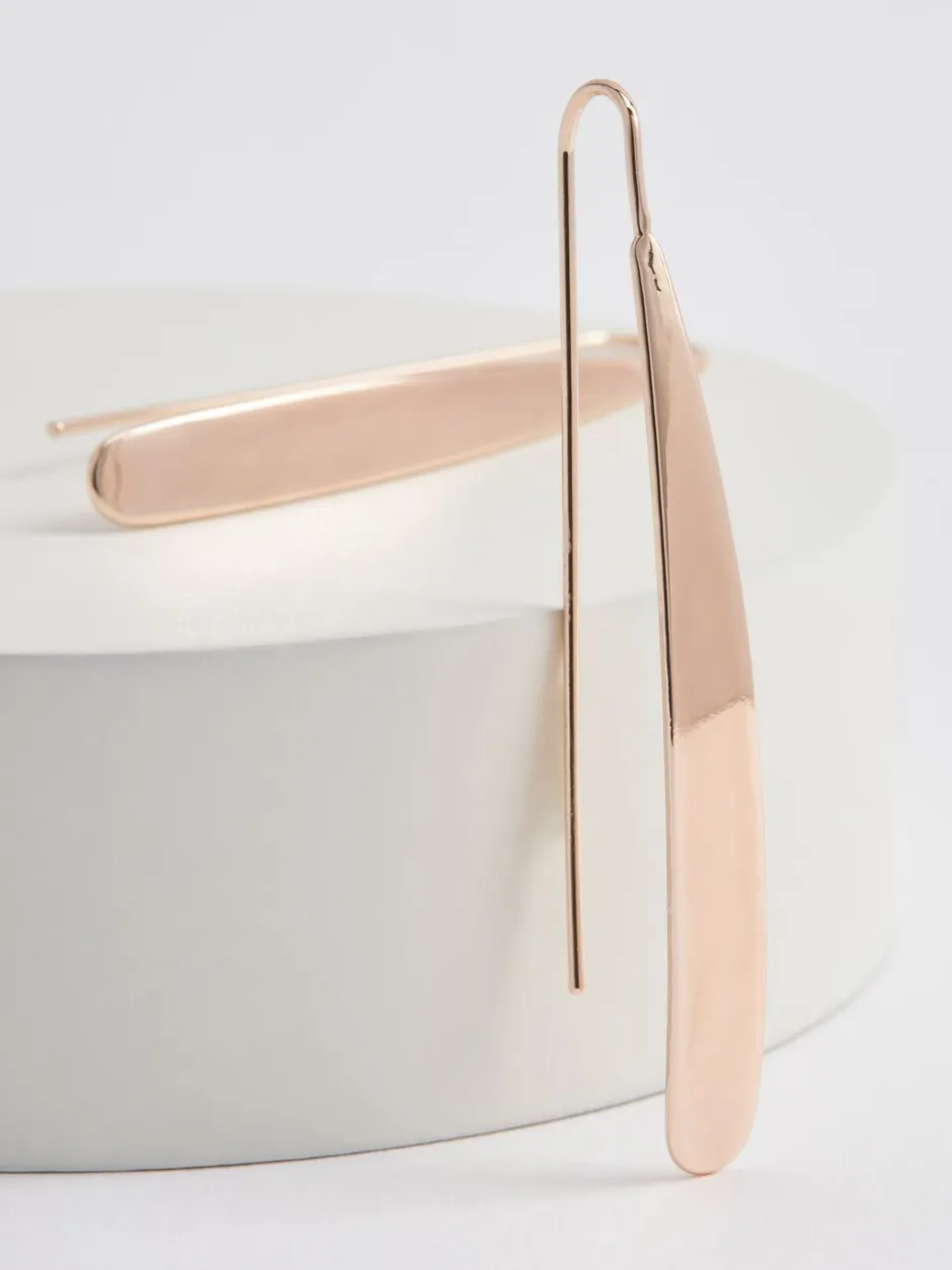 Sieraden|Next - Doortrekoorbellen Rozegouden tinten