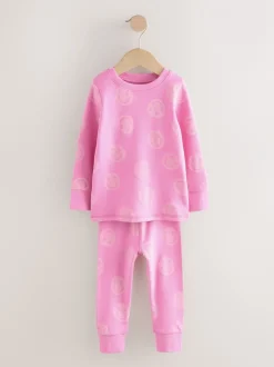Multipacks|Nachtkleding En Pyjama's*Next Roze/Groene glimlach - Verpakking van 3 knusse pyjama's (9 mnd-12 jr)