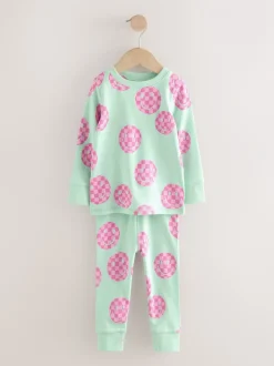 Multipacks|Nachtkleding En Pyjama's*Next Roze/Groene glimlach - Verpakking van 3 knusse pyjama's (9 mnd-12 jr)