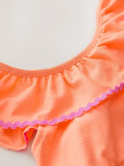 Badkleding*Next Roze/oranje - Bikini met ruches (3-16jaar)