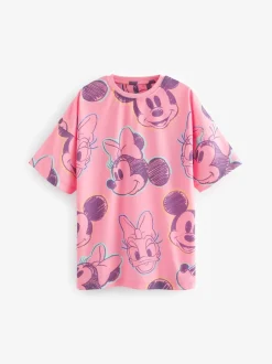 Nachtponnen*Next Roze/oranje - Minnie Mouse licentie nachthemd 2 pack (2-14jaar)