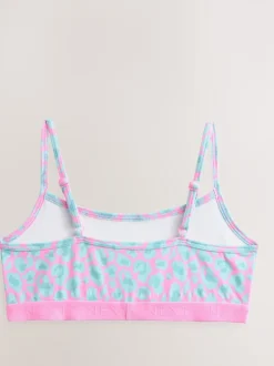 Alle Ondergoed*Next - Set van 3 crop tops (5-16 jr) Roze/paars