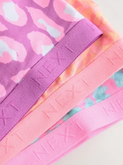 Alle Ondergoed*Next - Set van 3 crop tops (5-16 jr) Roze/paars