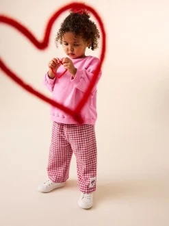 Tops|Sets En Combisets*Next Roze/rood - Disney Minnie Mouse Long Sleeve Top and Trousers Set (3mths-7yrs)