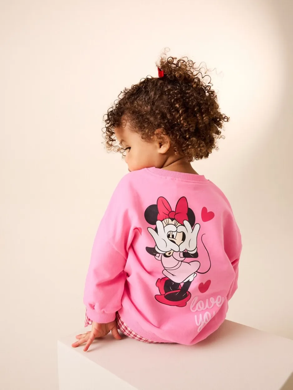 Tops|Sets En Combisets*Next Roze/rood - Disney Minnie Mouse Long Sleeve Top and Trousers Set (3mths-7yrs)