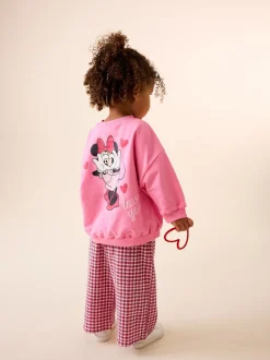 Tops|Sets En Combisets*Next Roze/rood - Disney Minnie Mouse Long Sleeve Top and Trousers Set (3mths-7yrs)