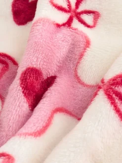 Badjassen|Alle Nacht- En Loungekleding|Next - Superzachte kamerjas Roze/rood met hart