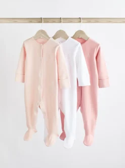 Babypakjes En Babypyjama's|Next Roze/wit - Babypyjama's (0-2 jr)