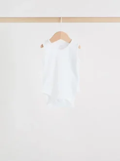 Rompertjes En Hemdjes*Next Roze/wit - Essentieel Vest Baby Bodysuits