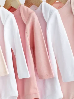 Rompertjes En Hemdjes*Next Roze/wit - Onmisbare rompertjes met lange mouwen
