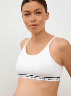 Beha's|Next - Zwangerschap en borstvoeding cropped ultiem comfort tops verpakking van 2 Roze/wit