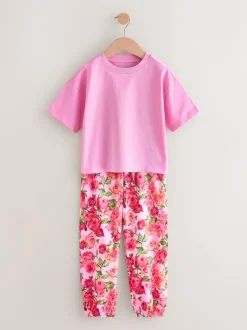 Nachtkleding En Pyjama's|Pyjama's*Next - Floral Pyjamas 3 Pack (3-16yrs) Roze/zwart