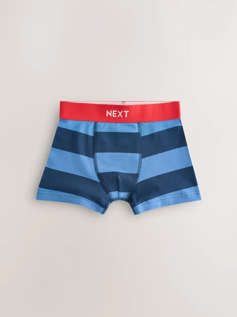 Ondergoed|Next - Verpakking van 7 boxershorts (1,5 - 16 jr) Rugbystreep