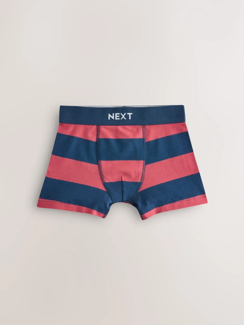 Ondergoed|Next - Verpakking van 7 boxershorts (1,5 - 16 jr) Rugbystreep