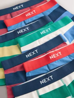 Ondergoed|Next - Verpakking van 7 boxershorts (1,5 - 16 jr) Rugbystreep