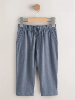 Jeans En Joggingbroeken|Next - Stripe Joggers 3 Pack (3mths-7yrs) Rust Stripe Tan Brown And Grey