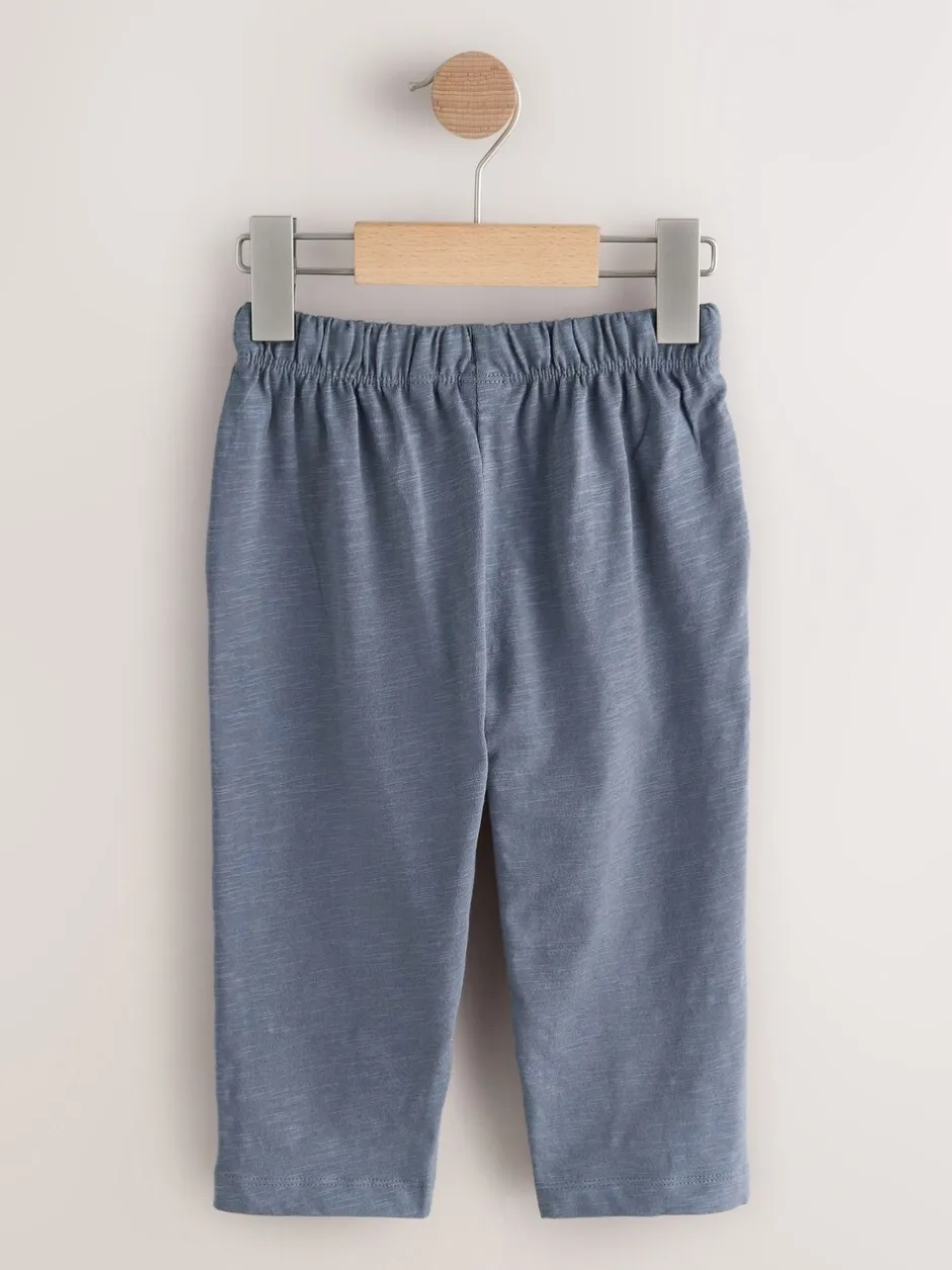 Jeans En Joggingbroeken|Next - Stripe Joggers 3 Pack (3mths-7yrs) Rust Stripe Tan Brown And Grey