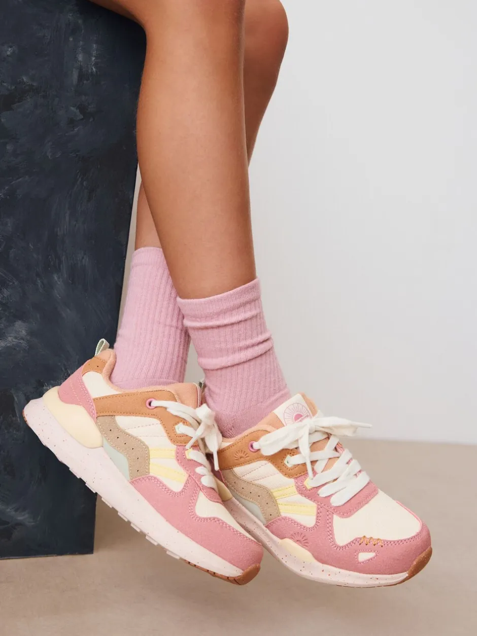 Sneakers|Next - Vetersneakers met kleurvlakken Rustig