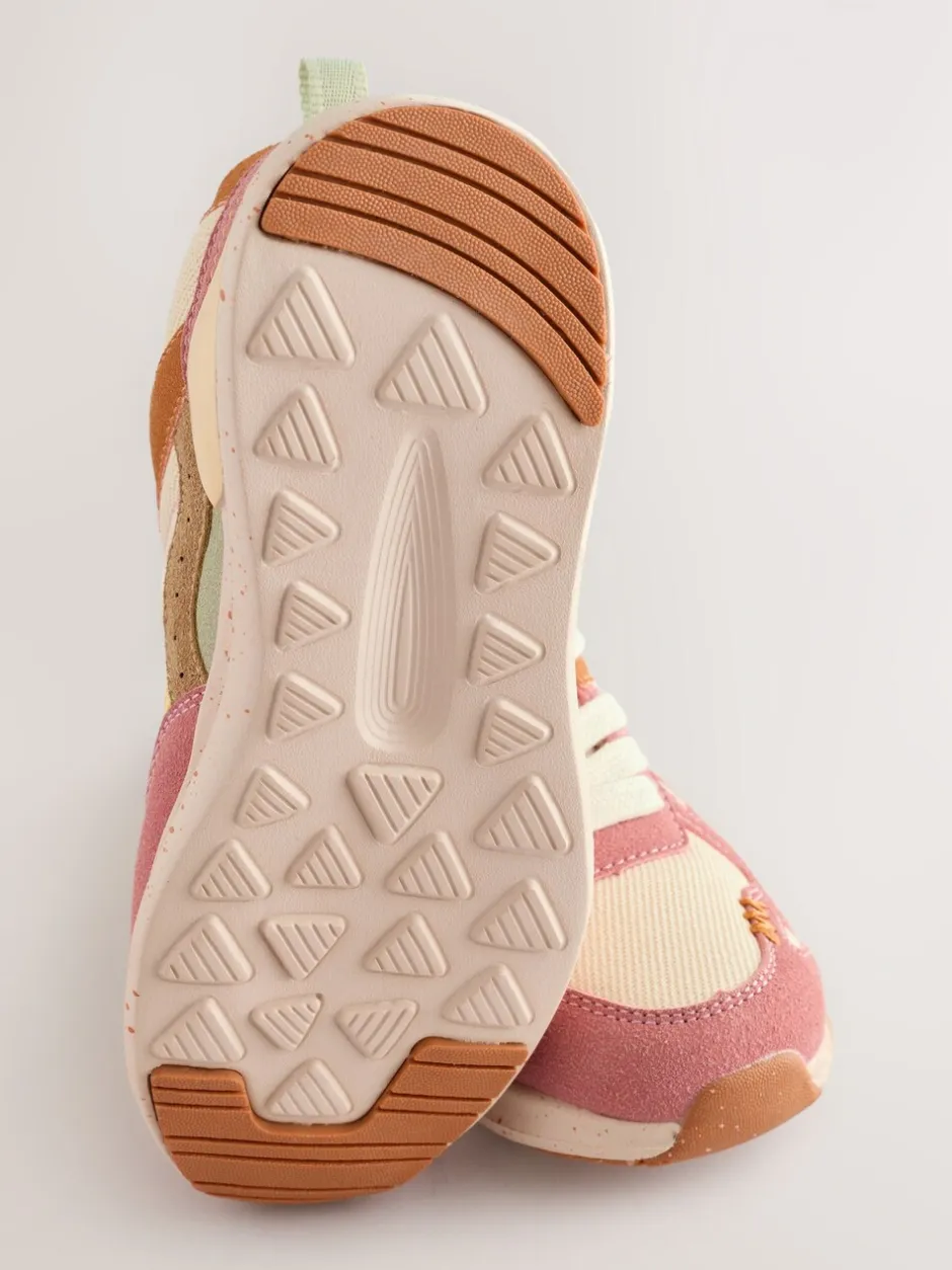 Sneakers|Next - Vetersneakers met kleurvlakken Rustig