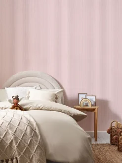 Behang|Next Rustig gestreept behang 10m Roze