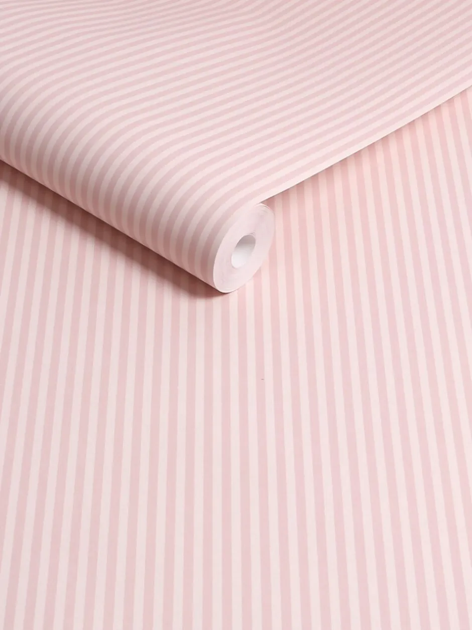 Behang|Next Rustig gestreept behang 10m Roze