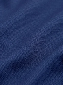 Formele Overhemden|Next Saffierblauw - Normale Pasvorm - Onderhoudsvriendelijk, getextureerd, slim fit overhemd met enkele manchet