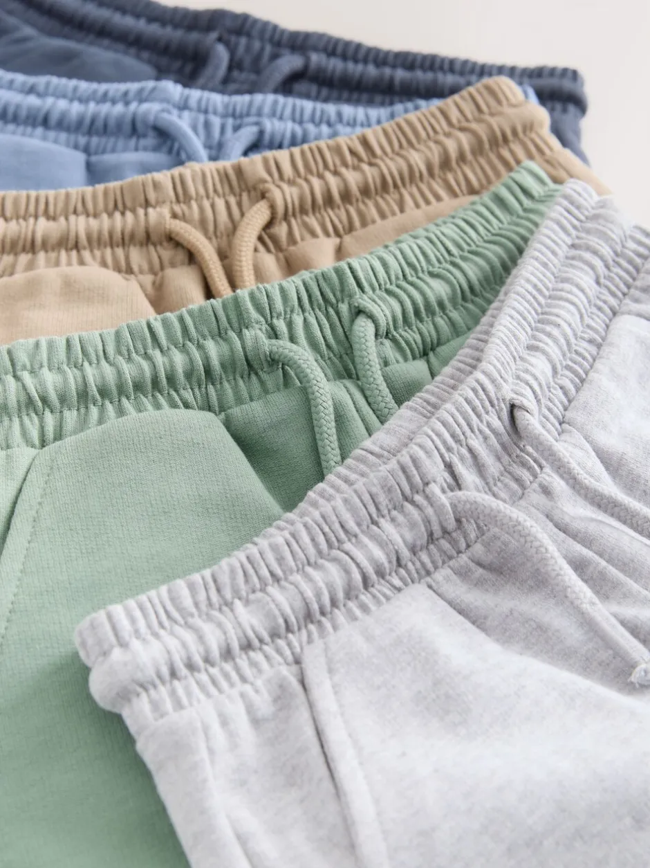 Shorts|Shorts|Next - Verpakking van 3 jersey shorts (3mnd -7jr) Sage Green Blue And Grey