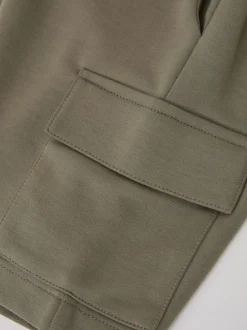 Shorts|Reiss - Oliver premium cargoshorts van interlock-jersey Salie