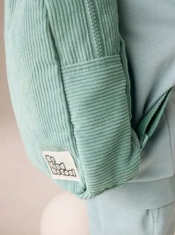 Tassen|Tassen*Next Saliegroen corduroy - Kleine rugzak