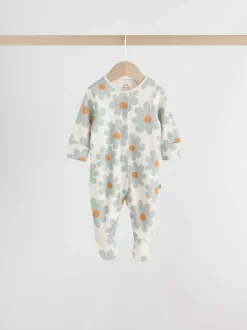 Multipacks|Babypakjes En Babypyjama's*Next Saliegroen gebloemd - Verpakking van 5 babypyjama's (0 mnd-2 jr)