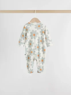 Multipacks|Babypakjes En Babypyjama's*Next Saliegroen gebloemd - Verpakking van 5 babypyjama's (0 mnd-2 jr)