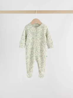 Multipacks|Babypakjes En Babypyjama's*Next Saliegroen gebloemd - Verpakking van 5 babypyjama's (0 mnd-2 jr)