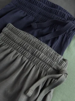 Pyjama's*Next Saliegroen/leisteengrijs - Korte jersey pyjama's verpakking van 2